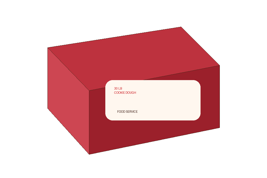 30 lb food service box